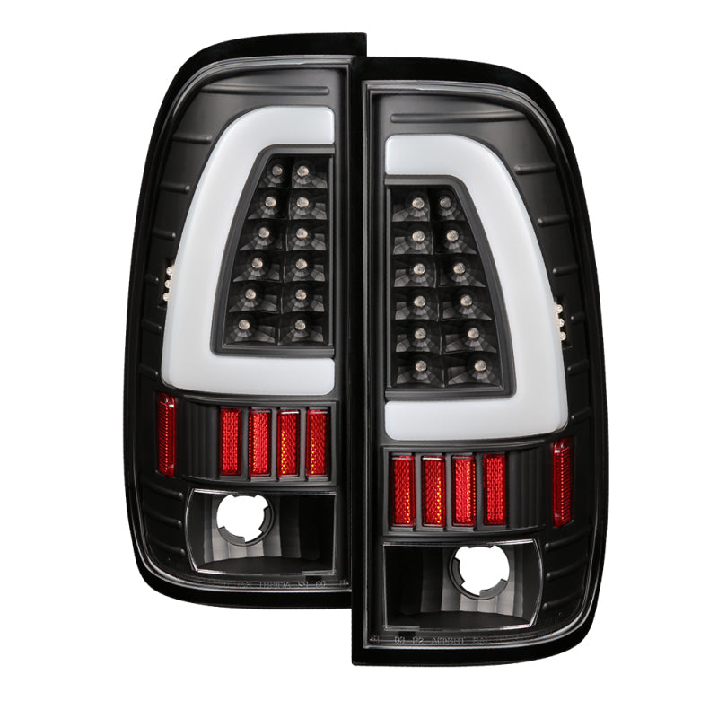 xTune Ford F150 Styleside 97-03 Light Bar LED Tail Lights - Black