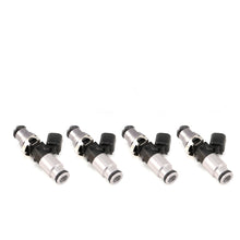 Load image into Gallery viewer, Injector Dynamics 1050X Injectors 14mm (Grey) Adaptor Top - (Silver) Bottom Adapter (Set of 4)