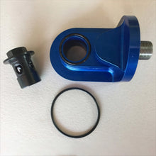 Load image into Gallery viewer, Ford Racing Push Rod V8 90 Degree Billet Oil Filter Adapter